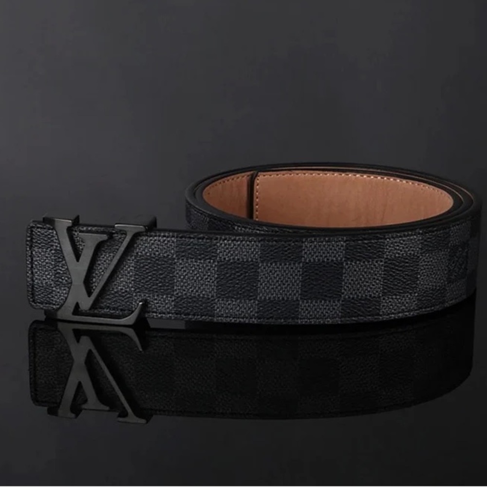 Black Louis Vuitton Belt